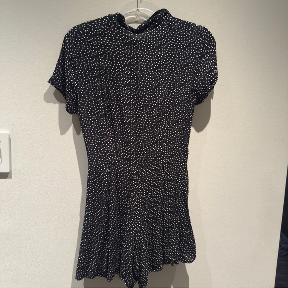 Urban Outfitters - Black and White Polka Dot Romper Size 4 - Picture 2 of 7
